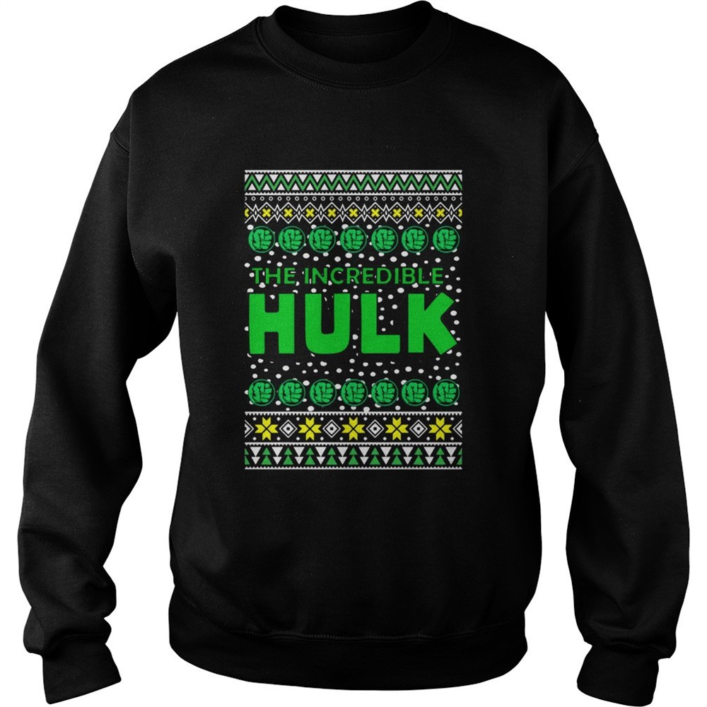 The Incredible Hulk Logo Ugly Christmas shirt