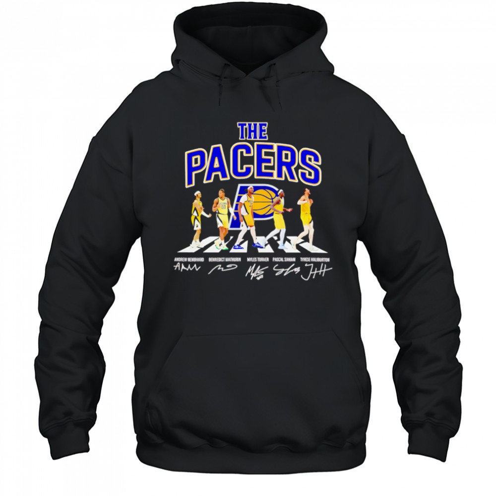 The Indiana Pacers Basketball Abbey Road Signatures 2025 shirt