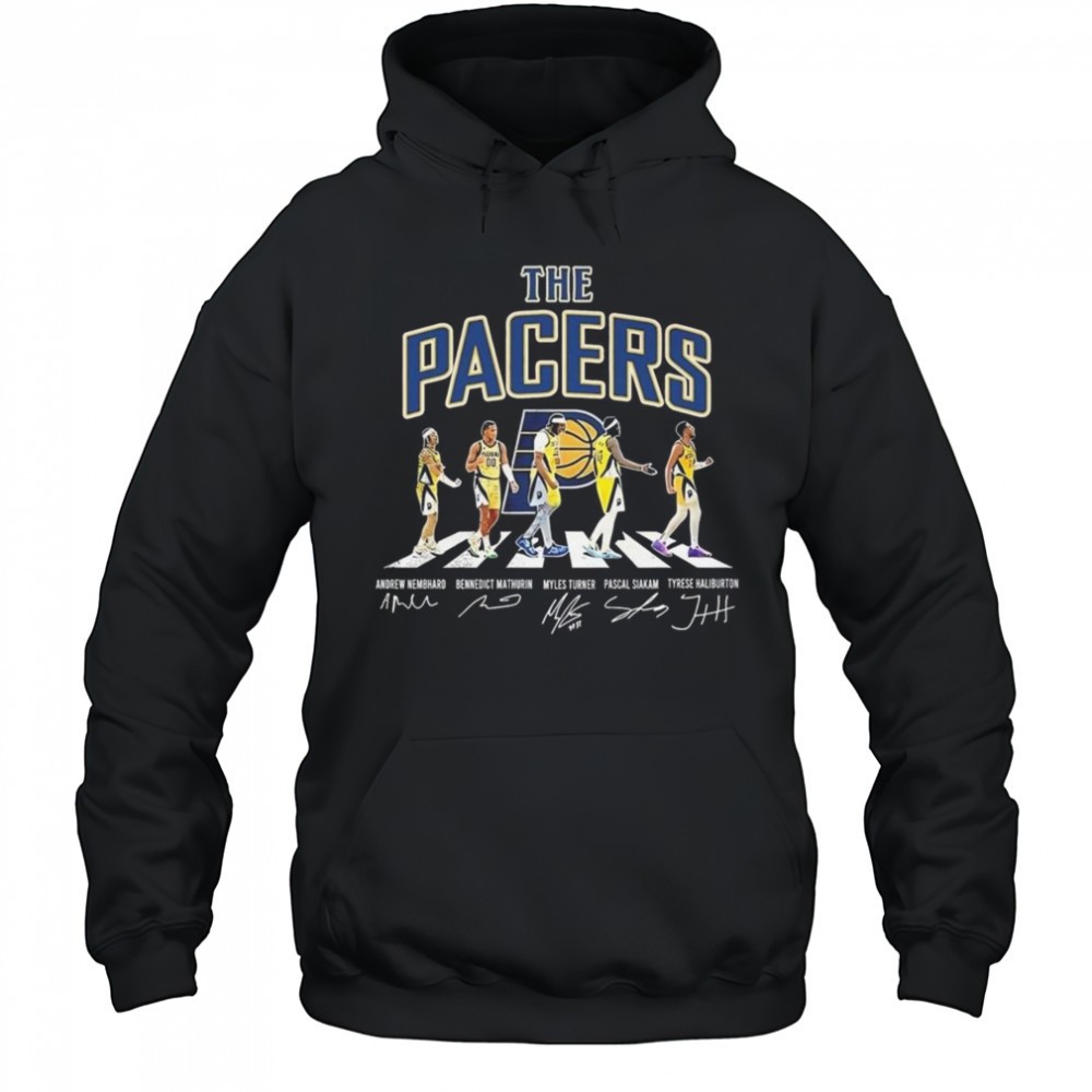 The Indiana Pacers Road Abbey Signatures 2025 Shirt
