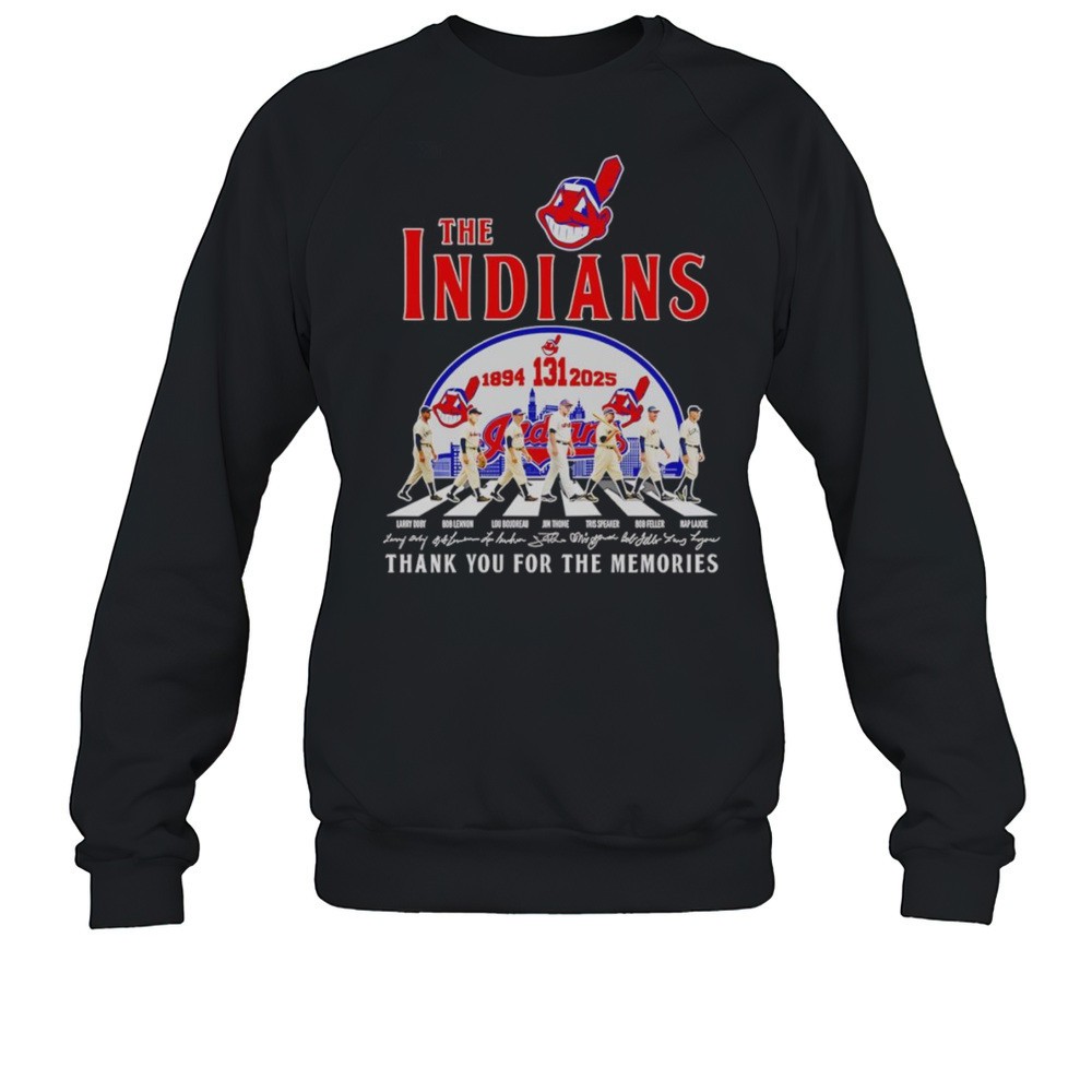 The Indians 1894 2025 Abbey Road Thank You For The Memories Shirt