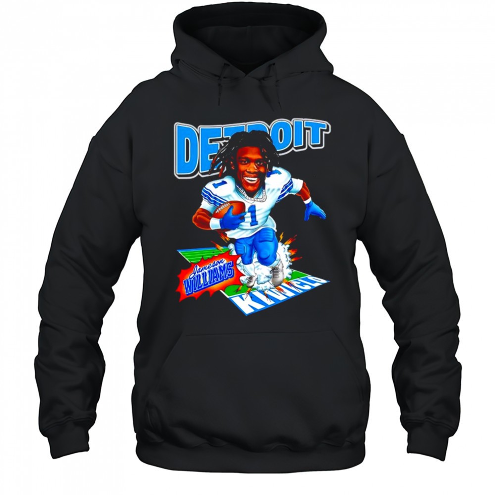 The Jameson Williams Detroit Lions player collection shirt