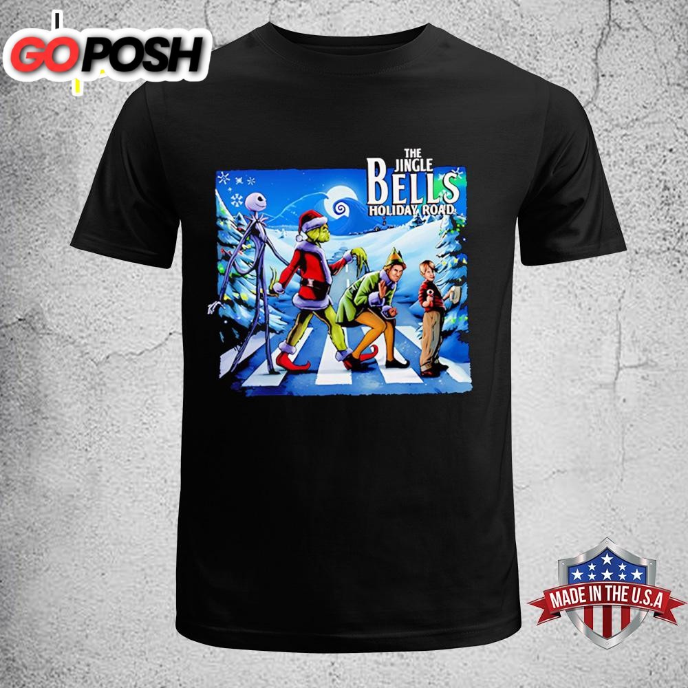 The Jingle Bells Holiday Road Unisex T-Shirt