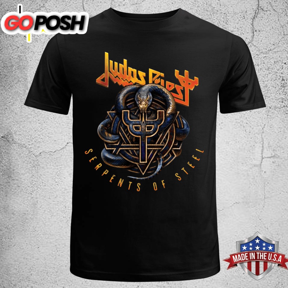 The Judas Priest Serpents of Steel Tour Music 2025 T-shirt