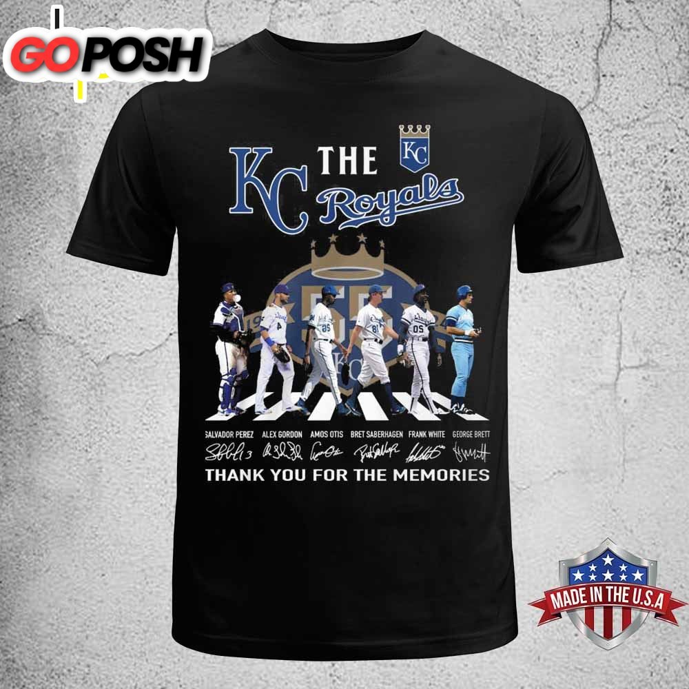 The Kansas City Royals MLB Thank You For The Memories T-Shirt