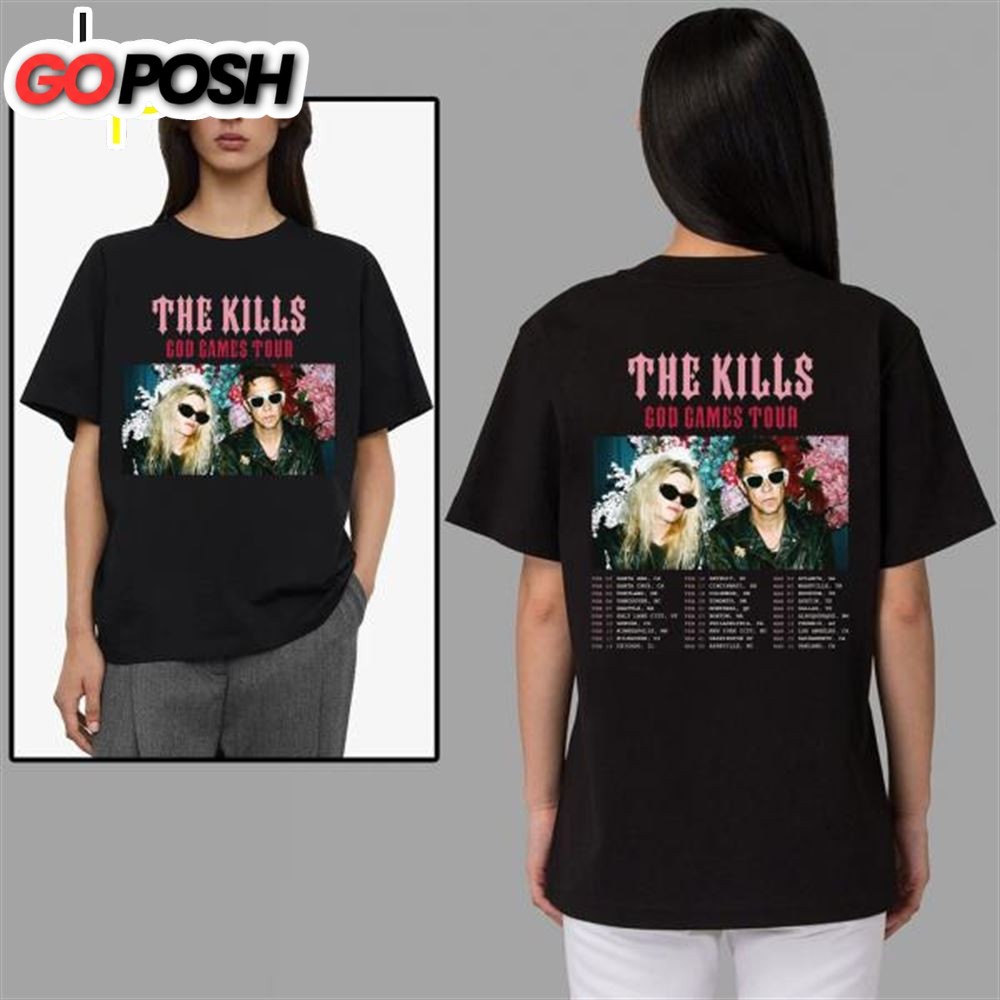 The Kills God Games New Song Wasterpiece Tour 2024 T-Shirt Gift Fans Music