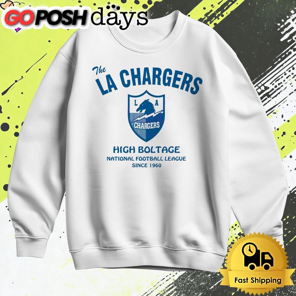 the-la-chargers-football-high-boltage-t-shirt-4b07bz5n The La Chargers Football High Boltage T Shirt