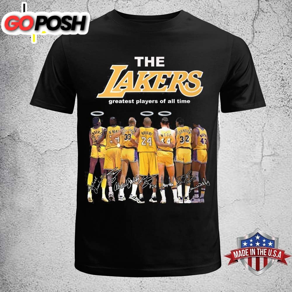The Lakers Greatest Players Of All Time T-shirt Unisex