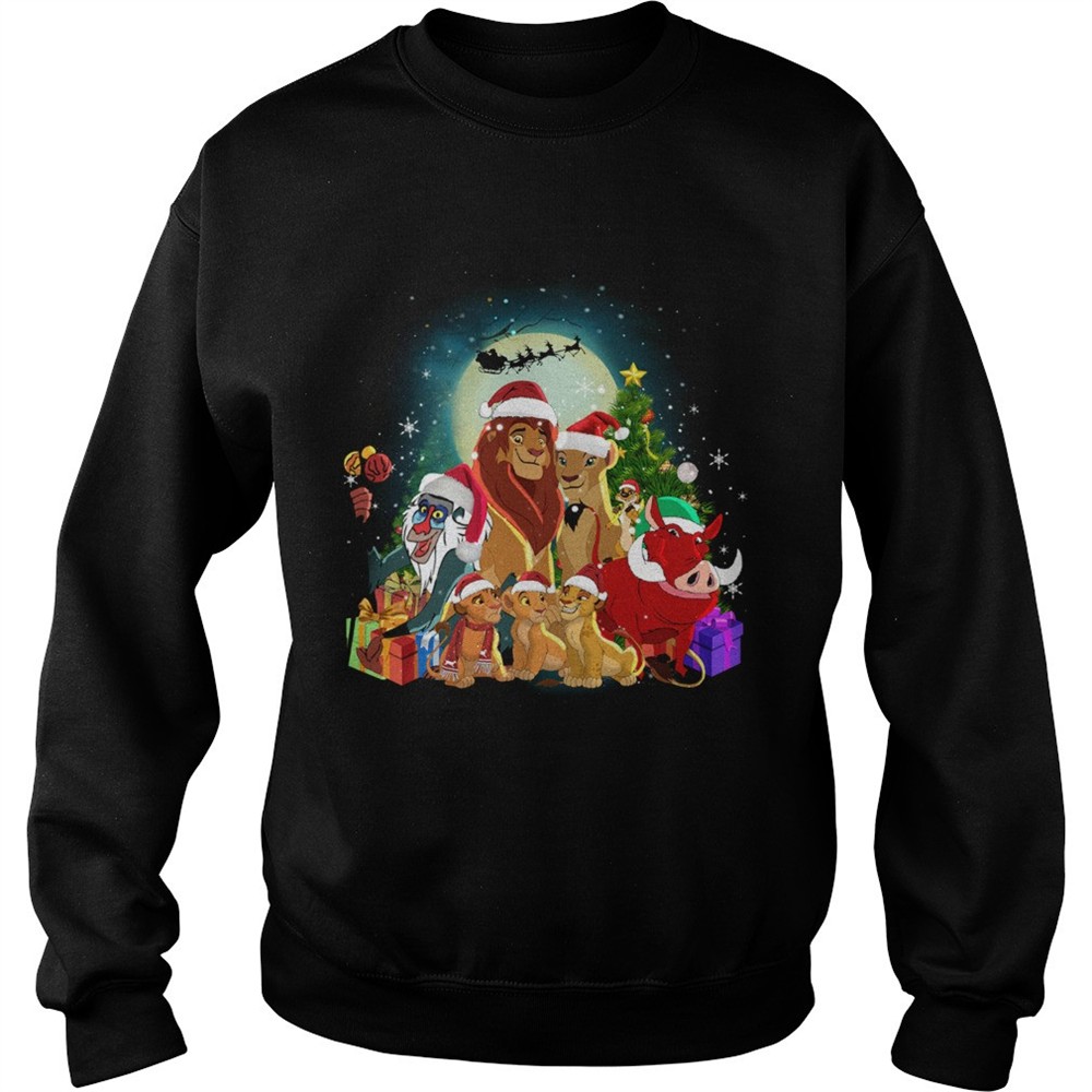 The Lion King Characters Christmas Shirt