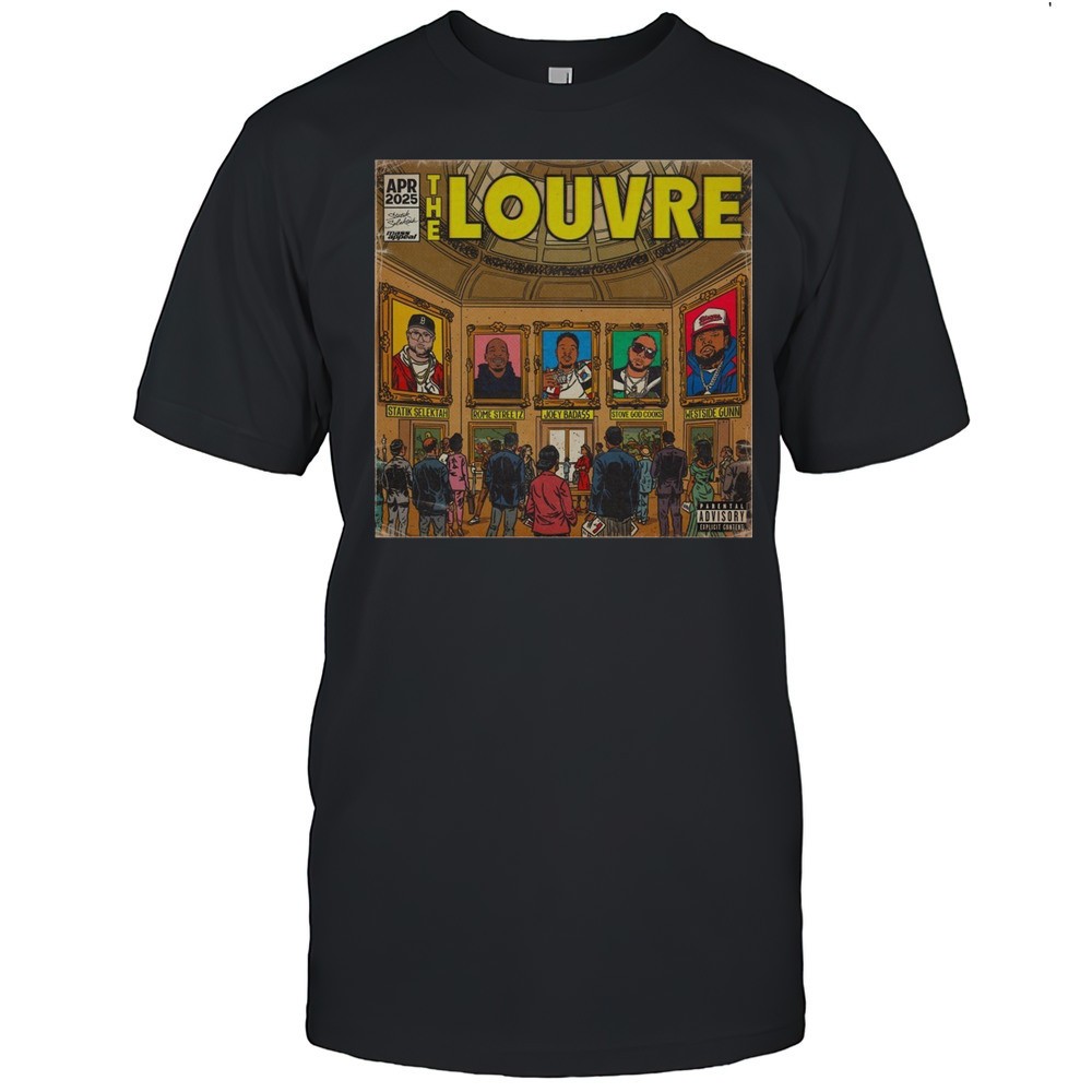 the-louvre-statik-selektah-rome-streetz-joey-badass-stove-god-cooks-westside-gun-3i83c7vk The Louvre Statik Selektah Rome Streetz Joey Badass Stove God Cooks Westside Gunn Apr 2025 Poster T-shirt