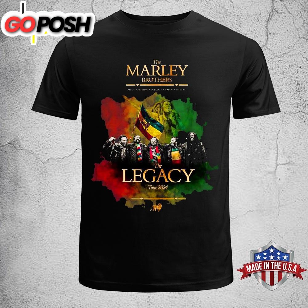 The Marley Brothers 2024 The Legacy Concert Tour Unisex T-Shirt