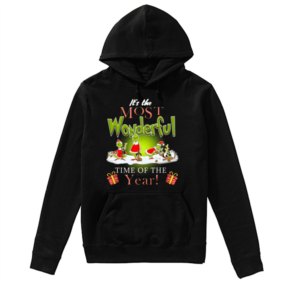 The Most Wonderful Grinch Time of The Year Christmas shirt