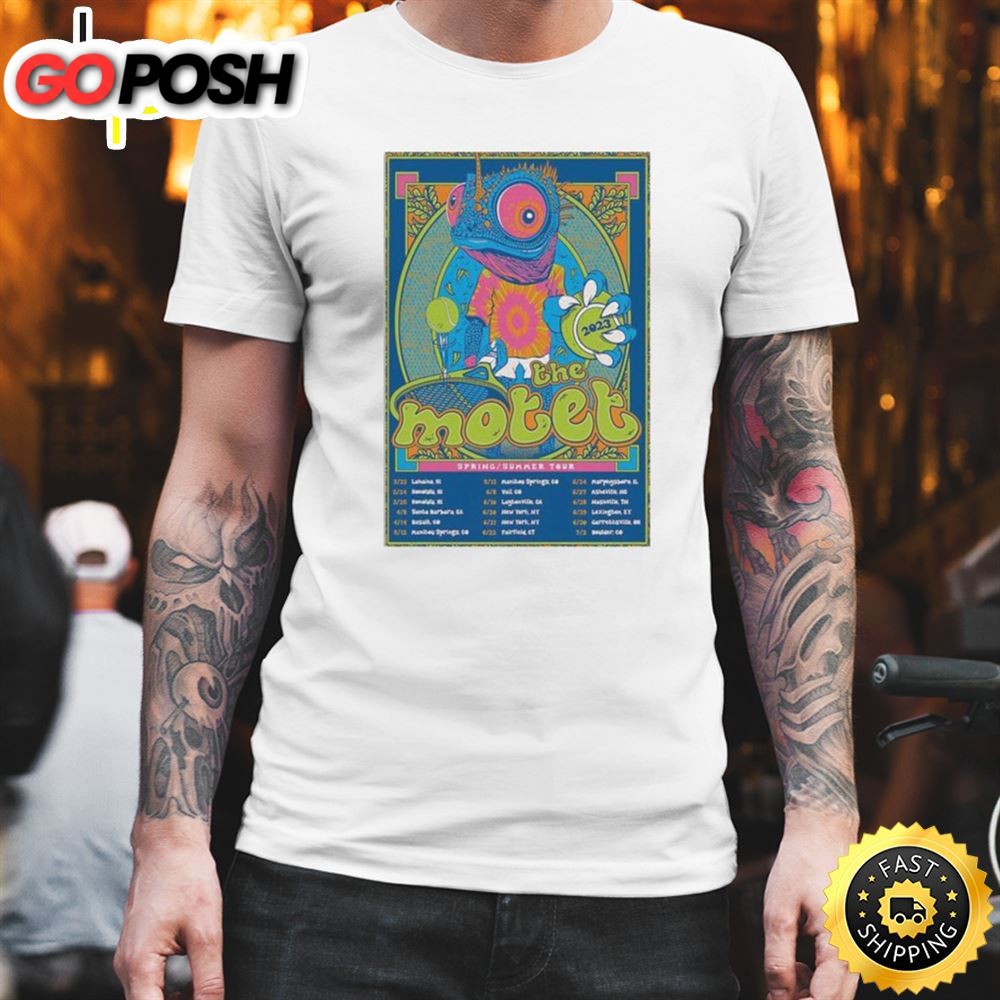 The Motet Spring Summer Tour 2025 Poster Unisex T-shirt