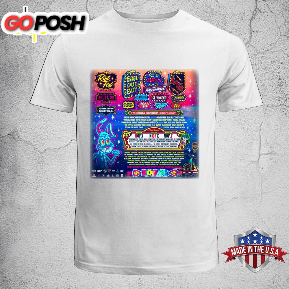 The Offspring Riot Fest Music 2025 Unisex T-Shirt