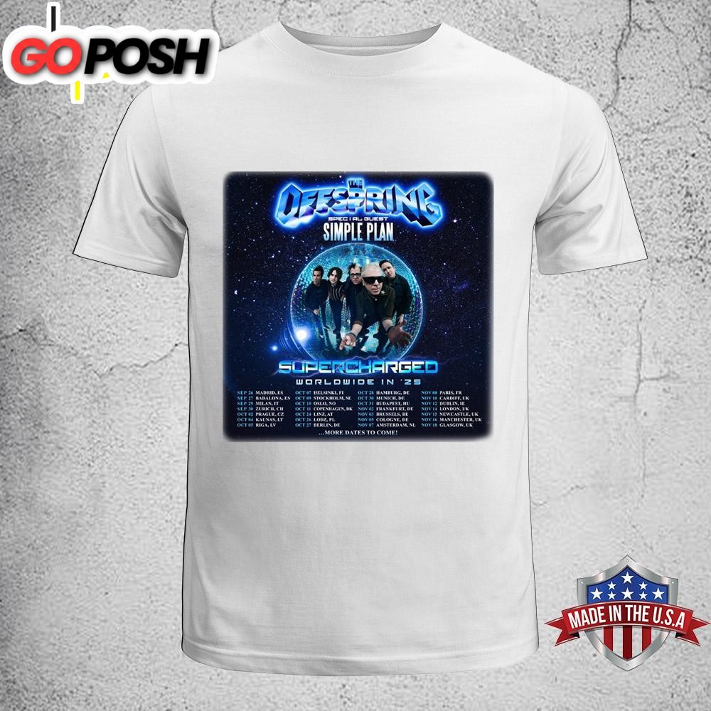 The Offspring Wold Tour In 2025 Music Unisex T-Shirt