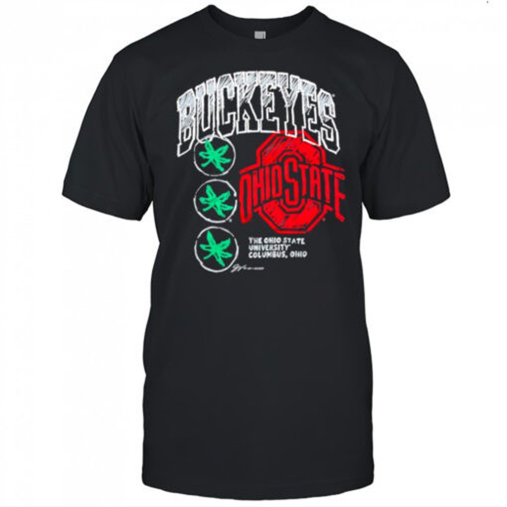 the-ohio-state-university-of-a-kind-buckeyes-sketch-shirt-s6hgxsax The Ohio State University of a Kind Buckeyes Sketch shirt