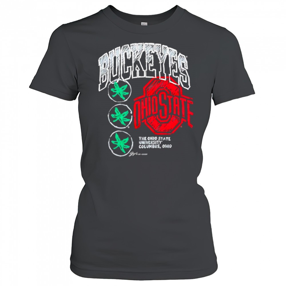 the-ohio-state-university-of-a-kind-buckeyes-sketch-shirt-s6hgxsax The Ohio State University of a Kind Buckeyes Sketch shirt
