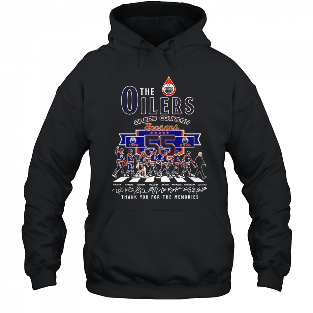 The Oilers country seasons thank you for the memories signature shirt