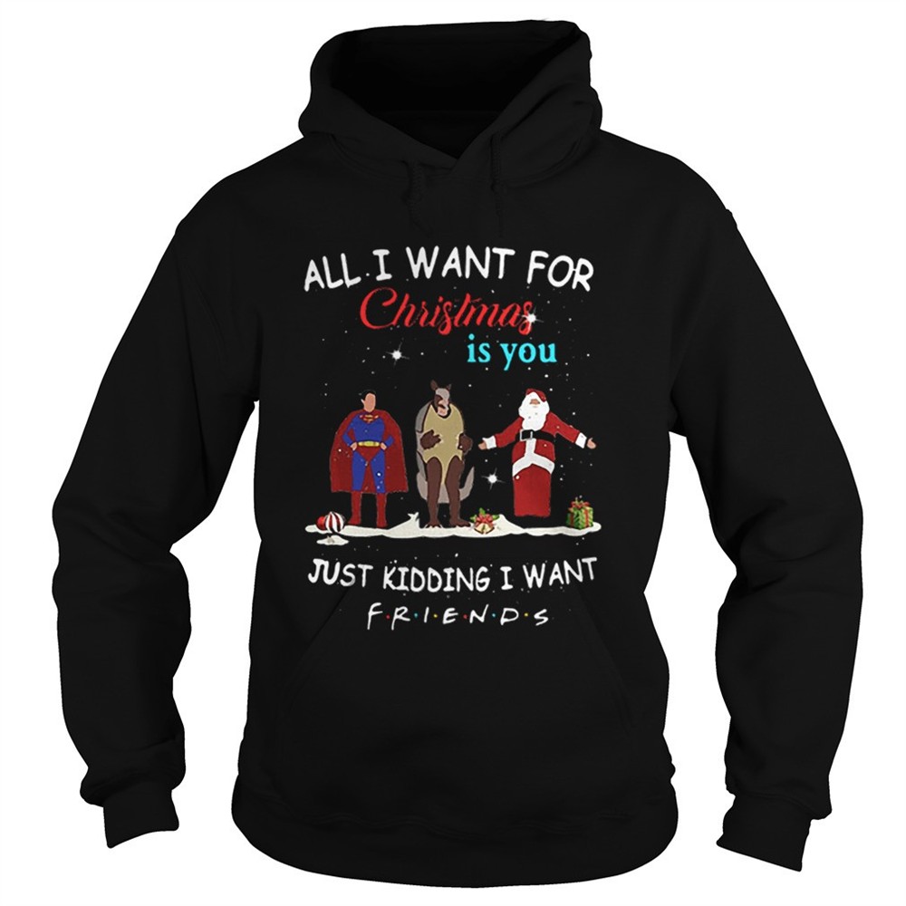 the-one-with-the-halloween-party-all-i-want-for-christmas-is-you-just-kidding-i-v9jykvxo The One with the Halloween Party All i want for Christmas is you just kidding i want Friends shirt