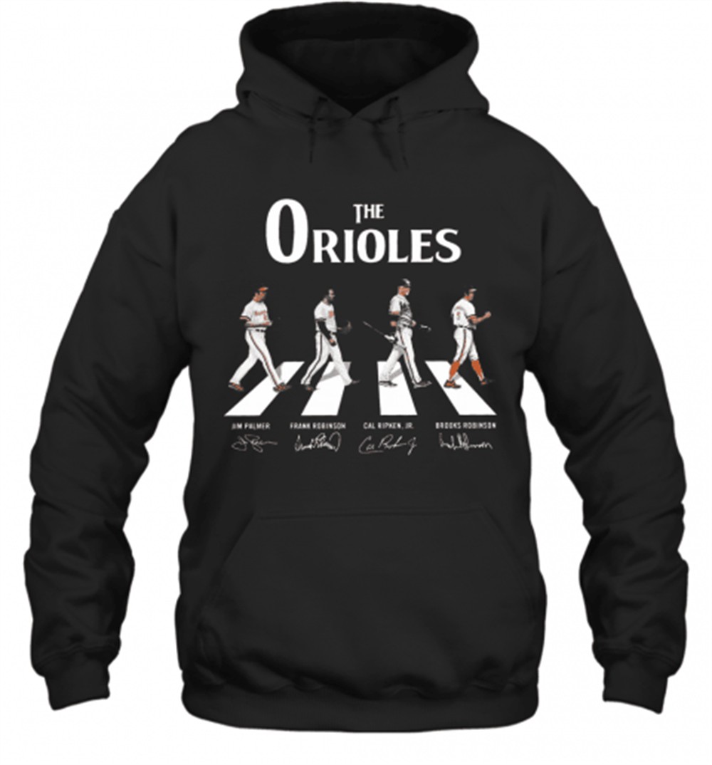 The Orioles Walking The Abbey Road Signatures T-Shirt