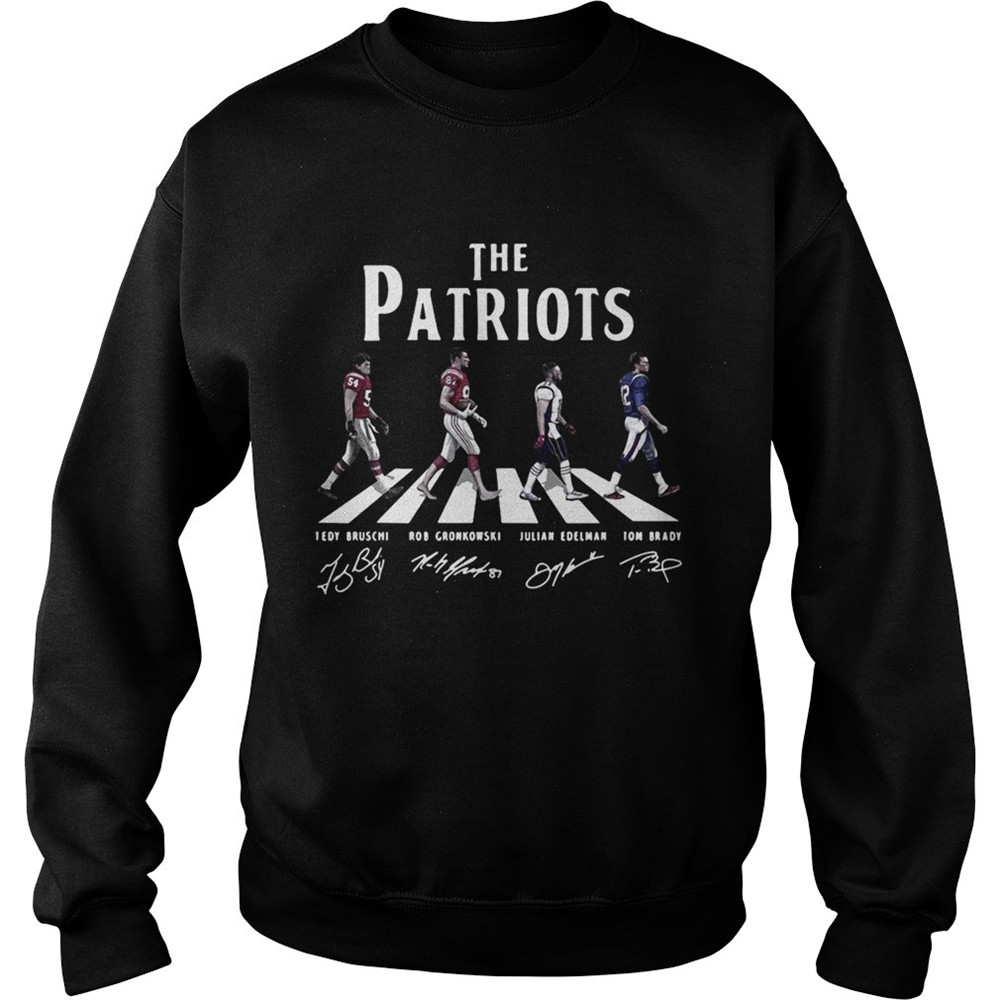 The Patriots Abbey Road signatures shirt