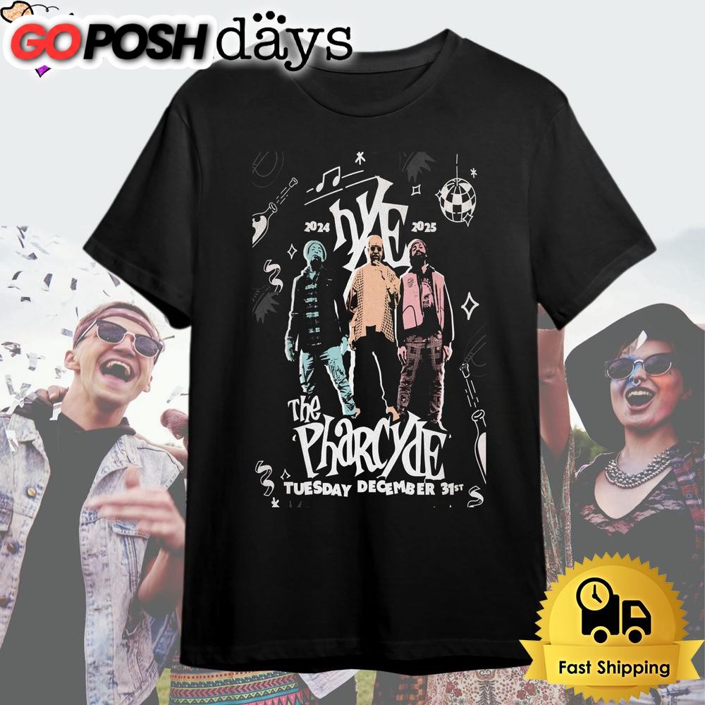 The Pharcyde Lives Ventura Music Hall Reserved In Ventura CA December 31 2024 T Shirt