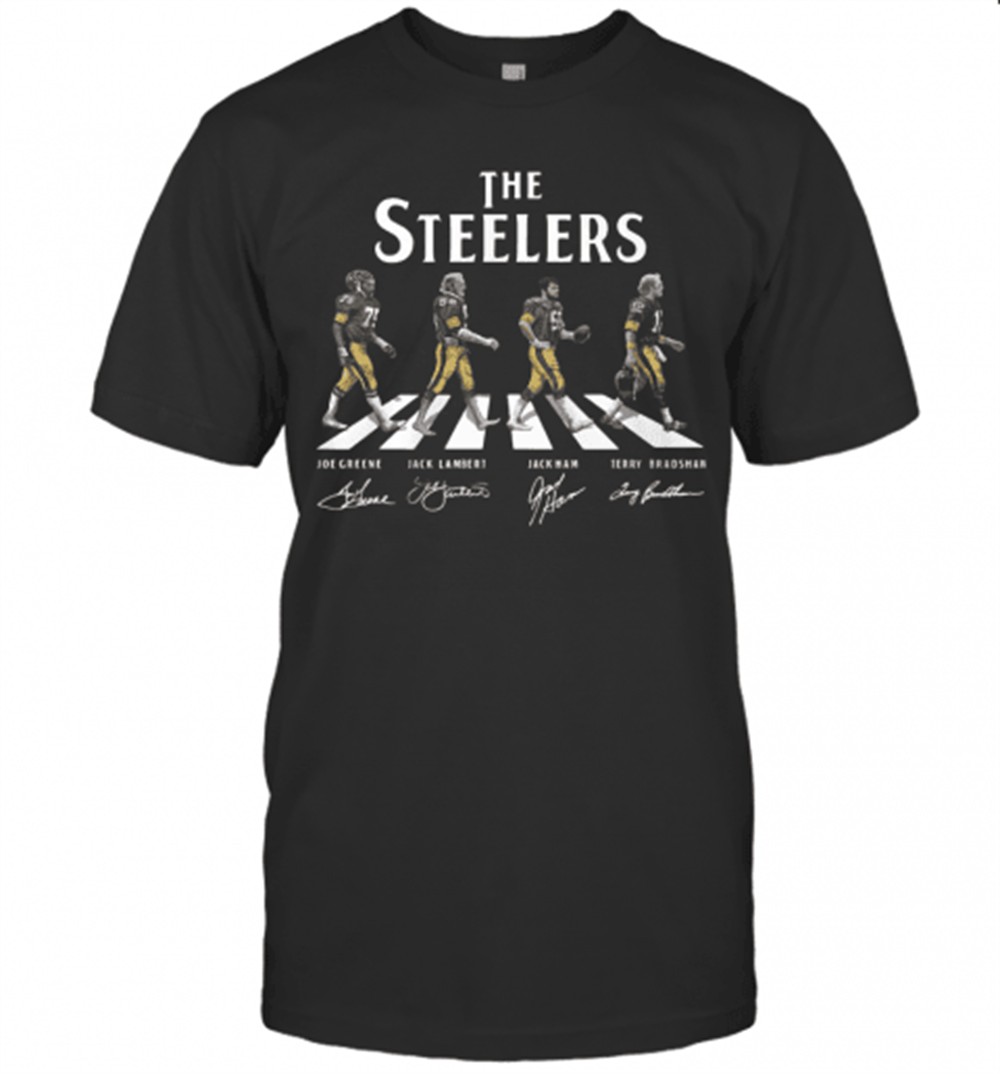 The Pittsburgh Steelers Football Abbey Road Signatures T-Shirt
