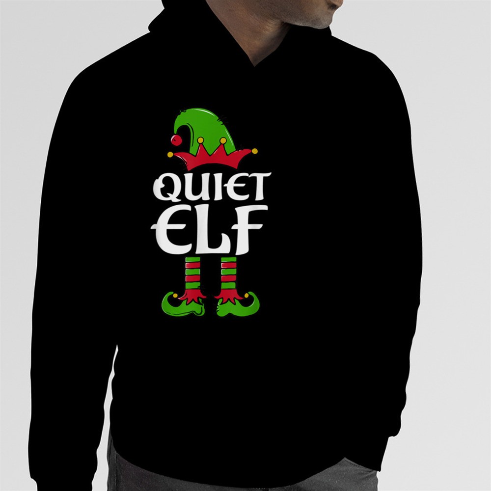 The Quiet Elf Funny Matching Family Christmas Pajamas 2025 T-Shirt B0BMB4B693