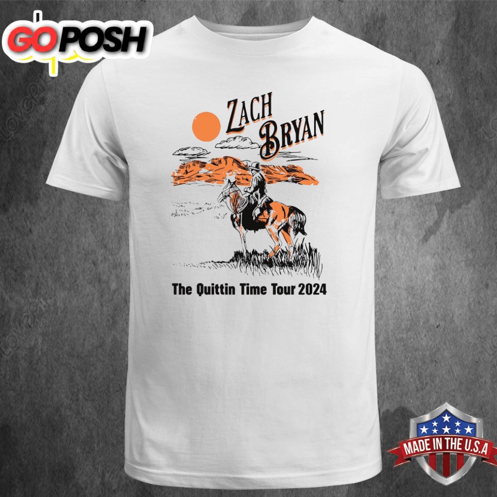 The Quittin Time Tour 2025 Zach Bryan Unisex T-shirt