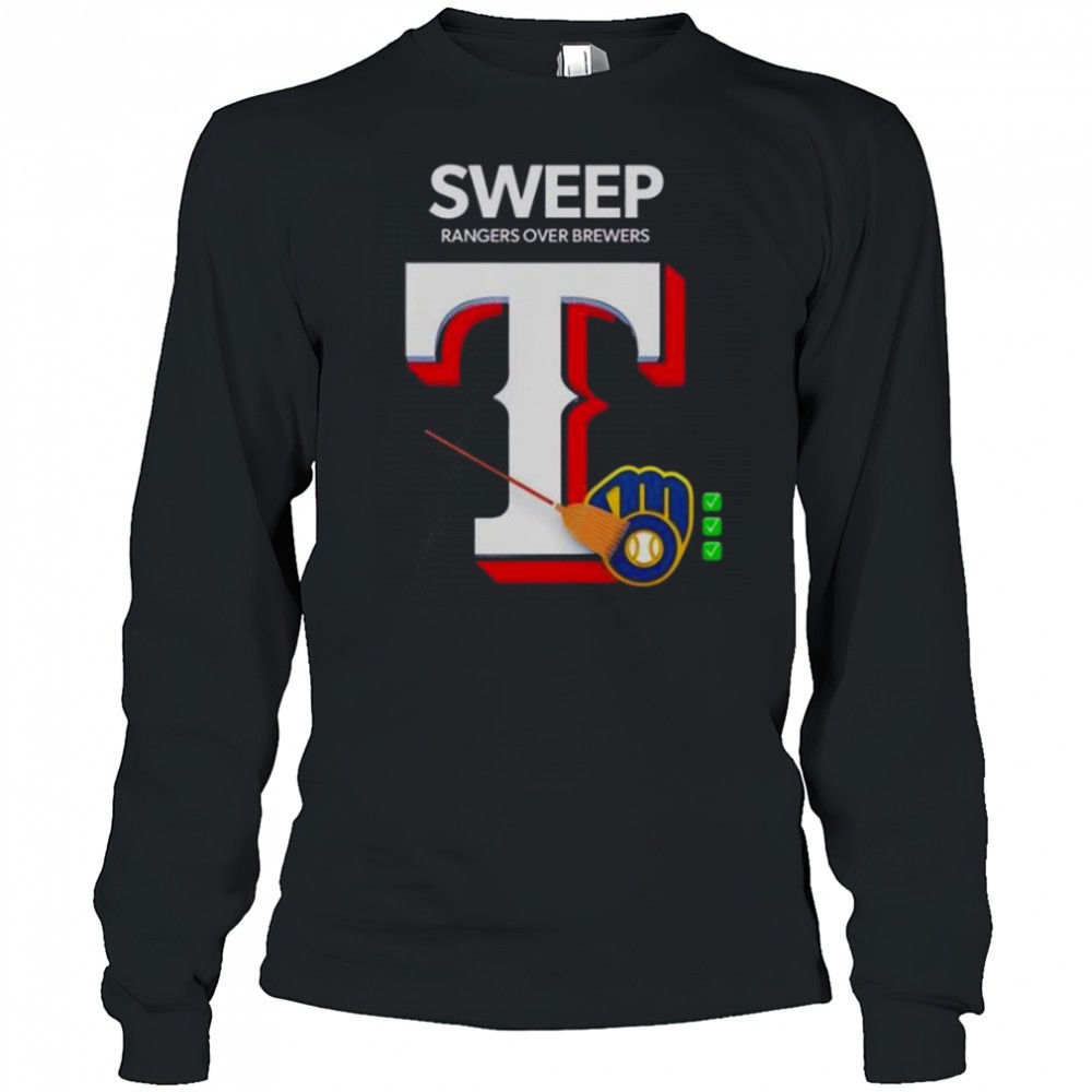 the-rangers-sweep-the-mlb-best-brewers-t-shirt-od0igays The Rangers Sweep The MLB-Best Brewers T-Shirt