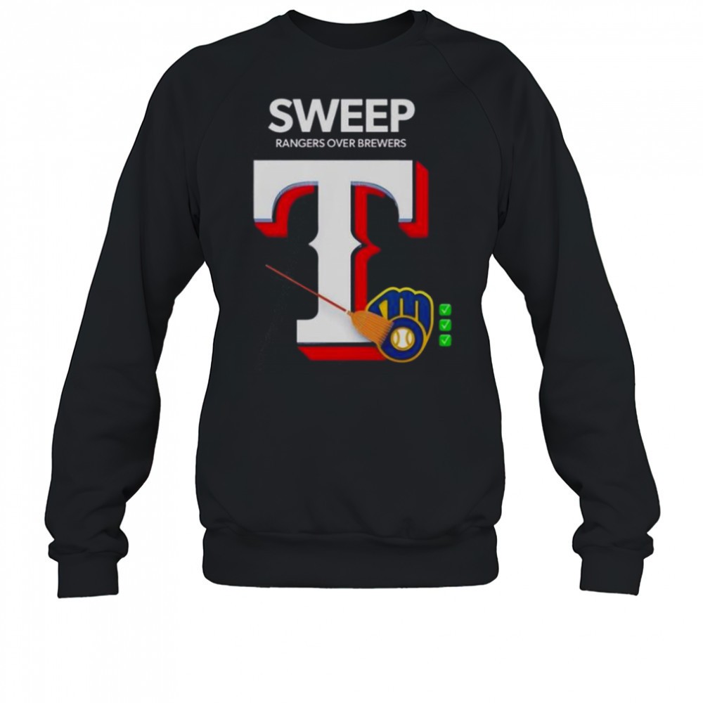 the-rangers-sweep-the-mlb-best-brewers-t-shirt-od0igays The Rangers Sweep The MLB-Best Brewers T-Shirt