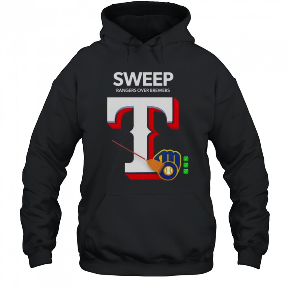 The Rangers Sweep The MLB-Best Brewers T-Shirt
