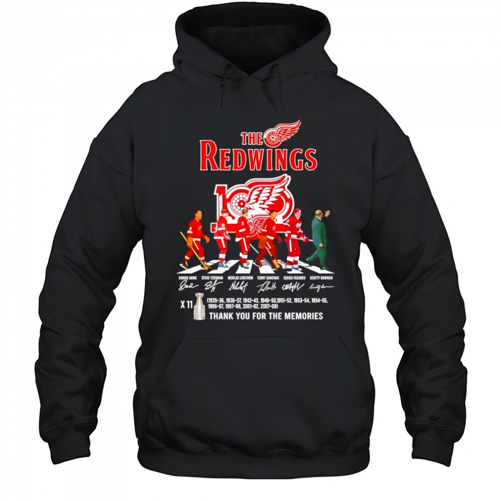 The Redwinsg Abbey Road thank you for the memories shirt