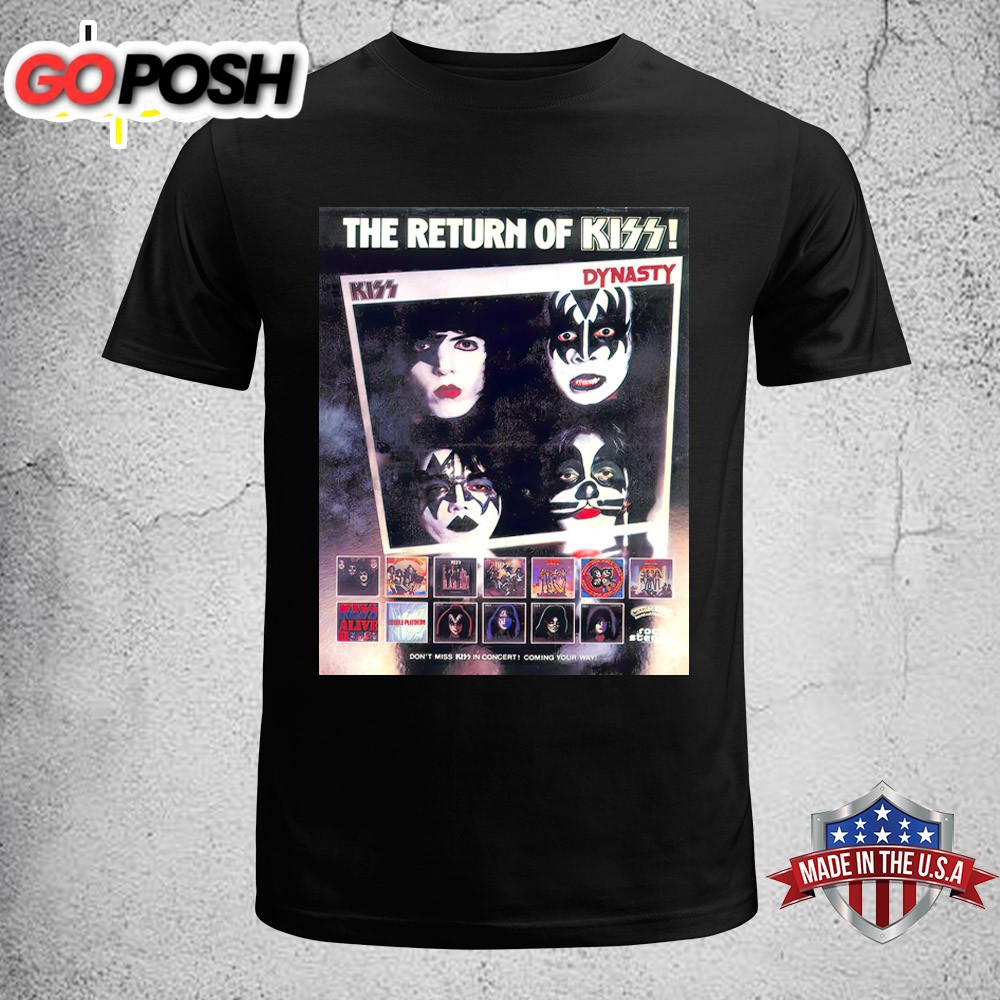 The Return Off KISS Tour 2025 Music Unisex T-Shirt