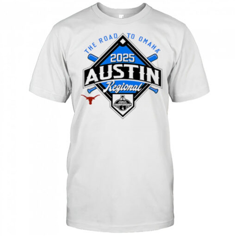 the-road-to-omaha-2025-ncaa-baseball-austin-regional-shirt-y23l32x7 The Road to Omaha 2025 NCAA Baseball Austin Regional shirt