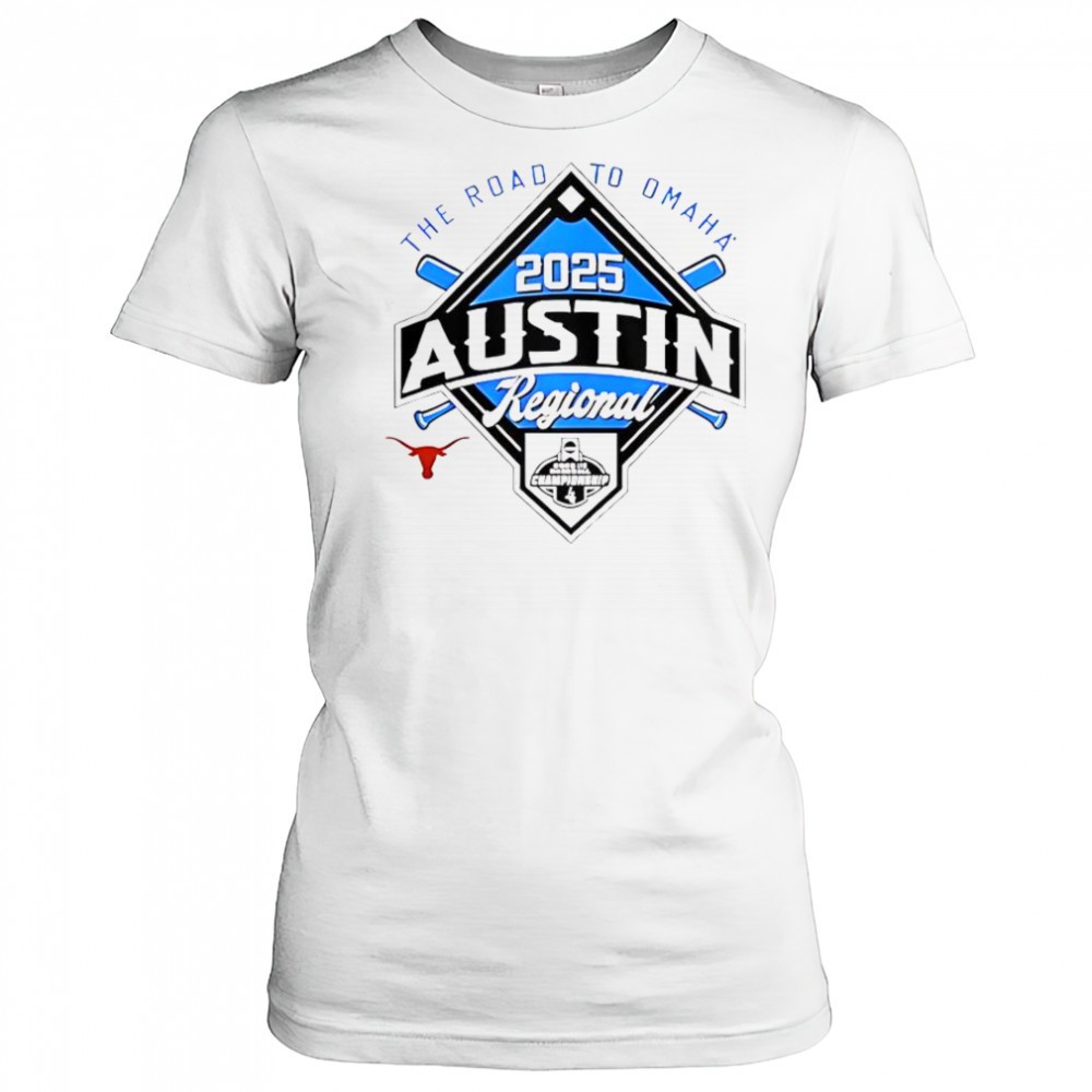 the-road-to-omaha-2025-ncaa-baseball-austin-regional-t-shirt-mqcrtglf The Road To Omaha 2025 NCAA Baseball Austin Regional T-Shirt