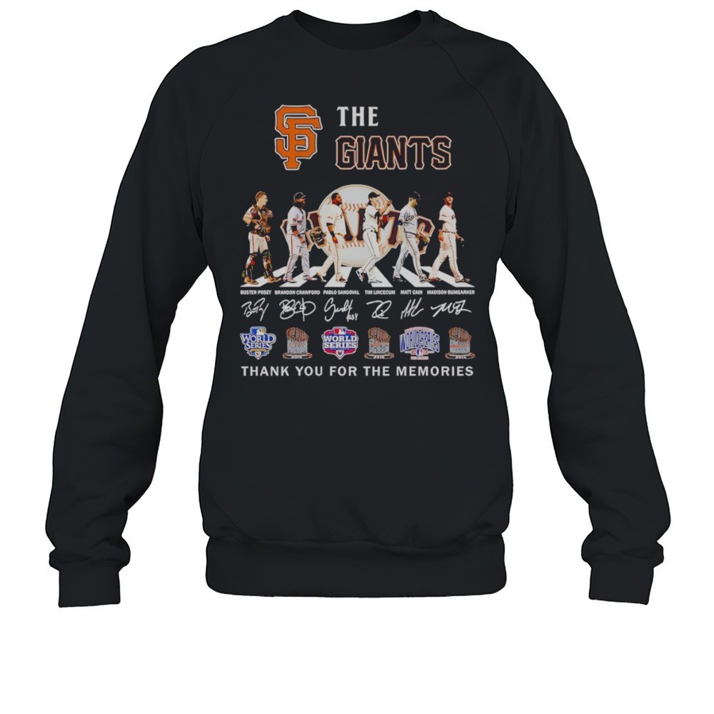 The San Francisco Giants Abbey Road Thank You For The Memories Shirt