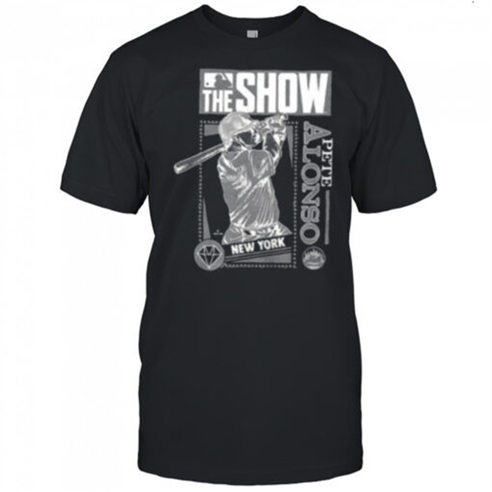 the-show-pete-alonso-new-york-mets-mlb-baseball-cartoon-shirt-hykbed4w The Show Pete Alonso New York Mets MLB Baseball cartoon shirt