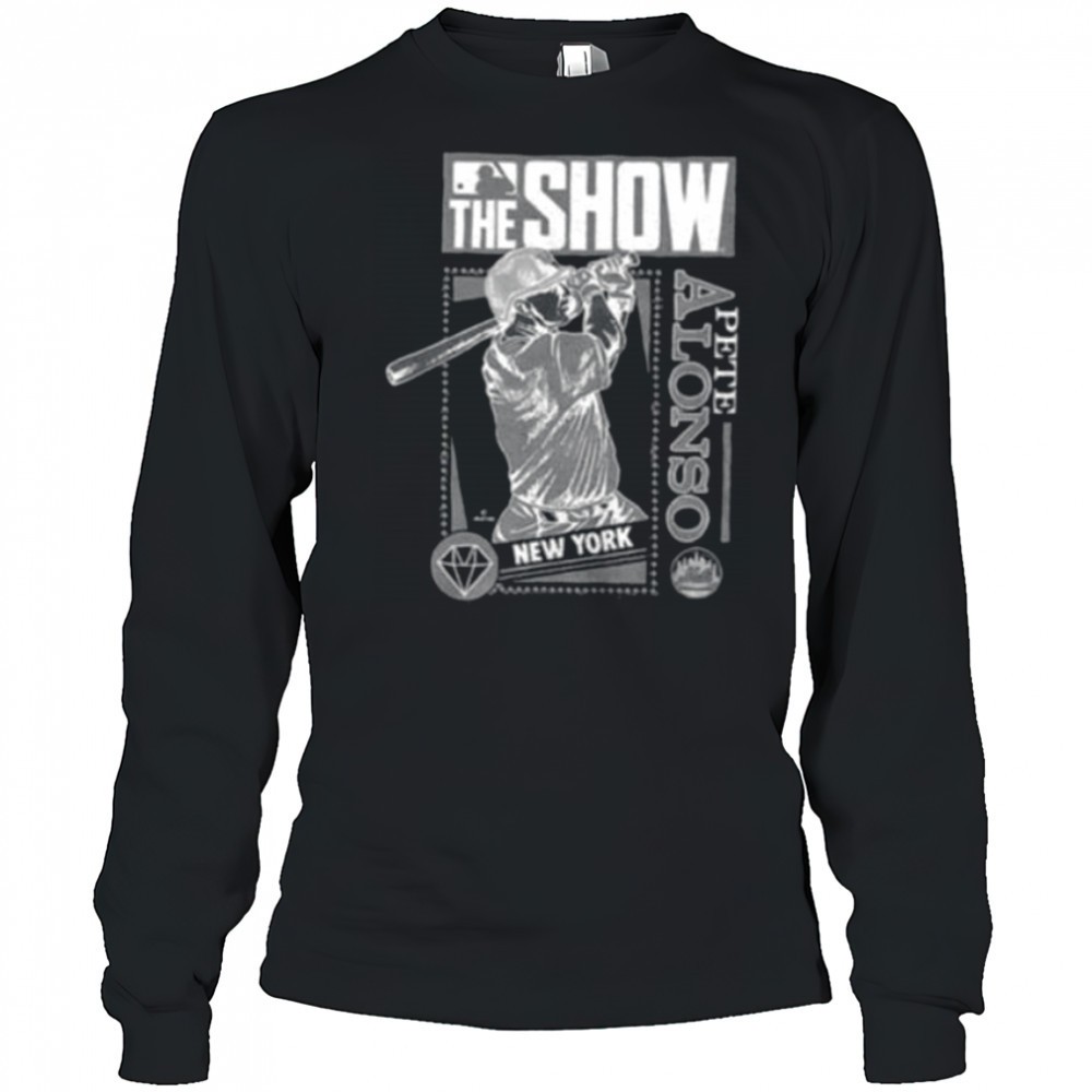 the-show-pete-alonso-new-york-mets-mlb-baseball-cartoon-shirt-hykbed4w The Show Pete Alonso New York Mets MLB Baseball cartoon shirt