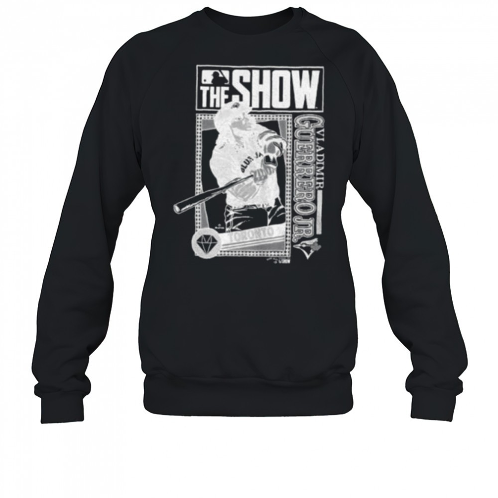 the-show-vladimir-guerrero-jr-toronto-blue-jays-mlb-baseball-cartoon-shirt-sukujb6f The Show Vladimir Guerrero Jr. Toronto Blue Jays MLB Baseball cartoon shirt