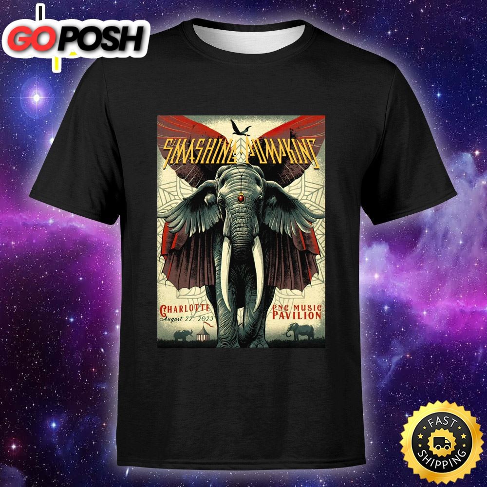 The Smashing Pumpkins Charlotte August 22, 2025 Poster Unisex T-shirt