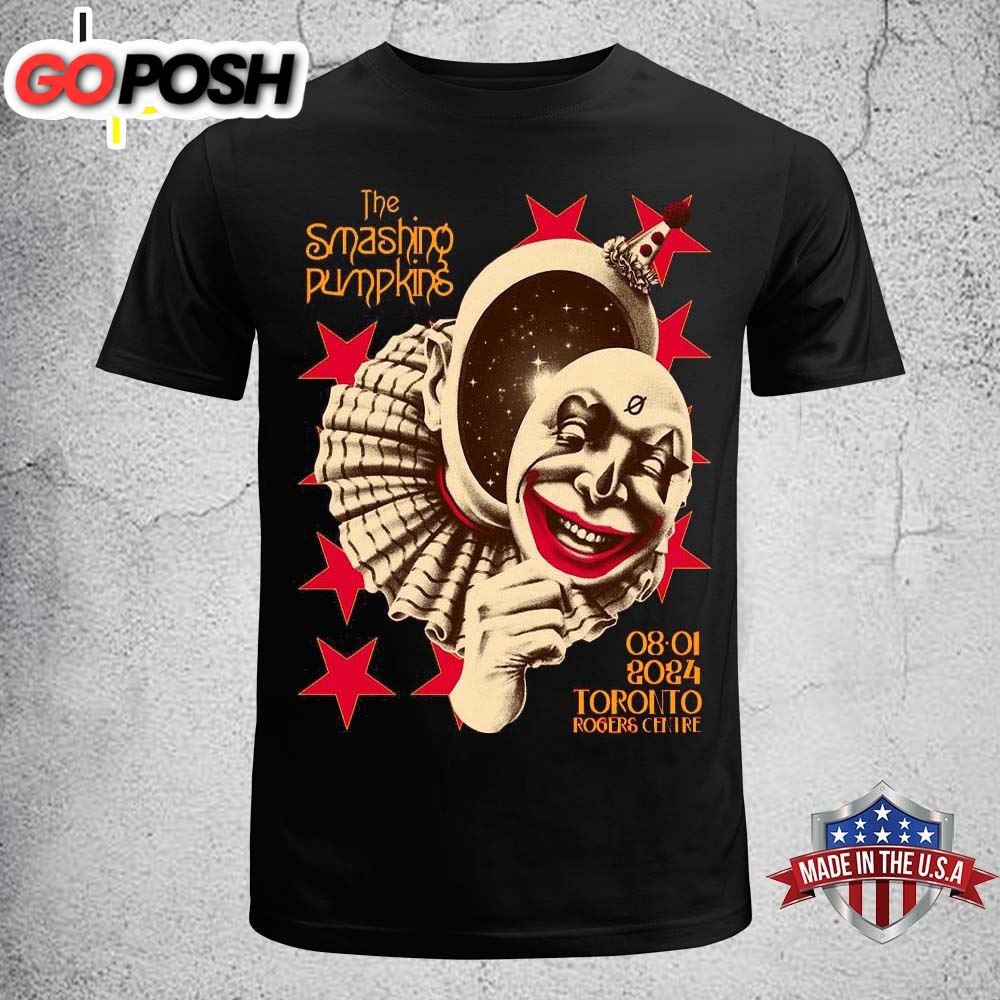 The Smashing Pumpkins Gig Poster For Toronto At Rogers Centre On August 1 2025 Shirt