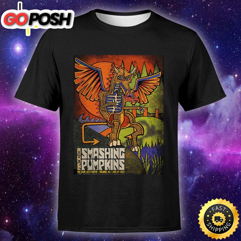The Smashing Pumpkins Holmdel August 24, 2025 Poster Unisex T-shirt