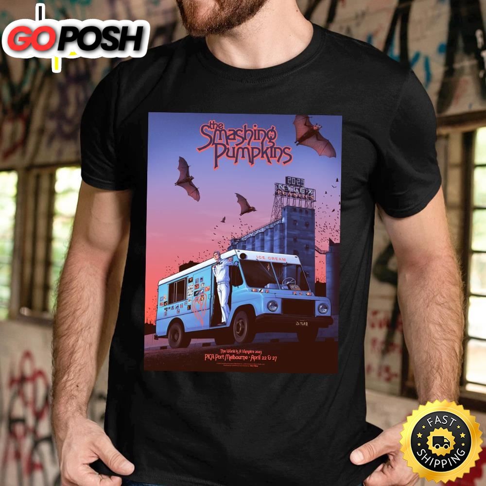The Smashing Pumpkins Melbourne April 22 & 27 Tour Music 2025 T-Shirt