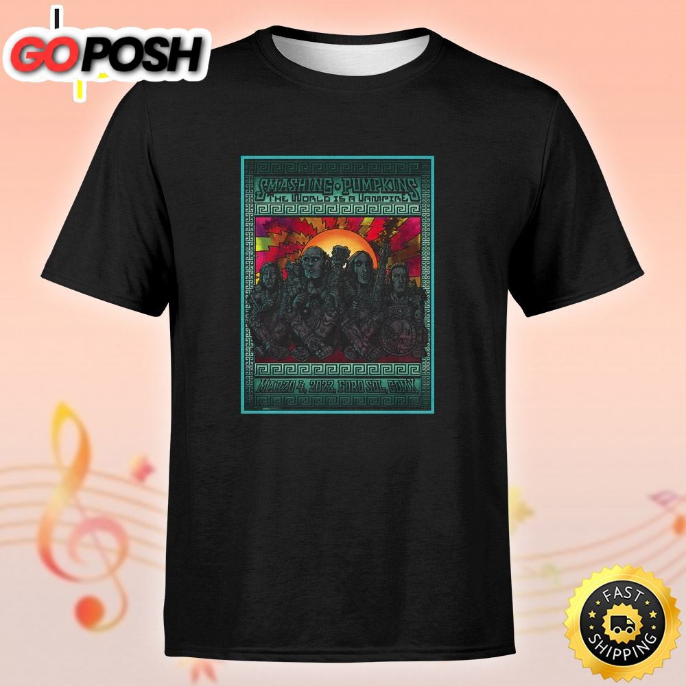 The Smashing Pumpkins Mexico City March 4, 2025 Unisex Tshirt