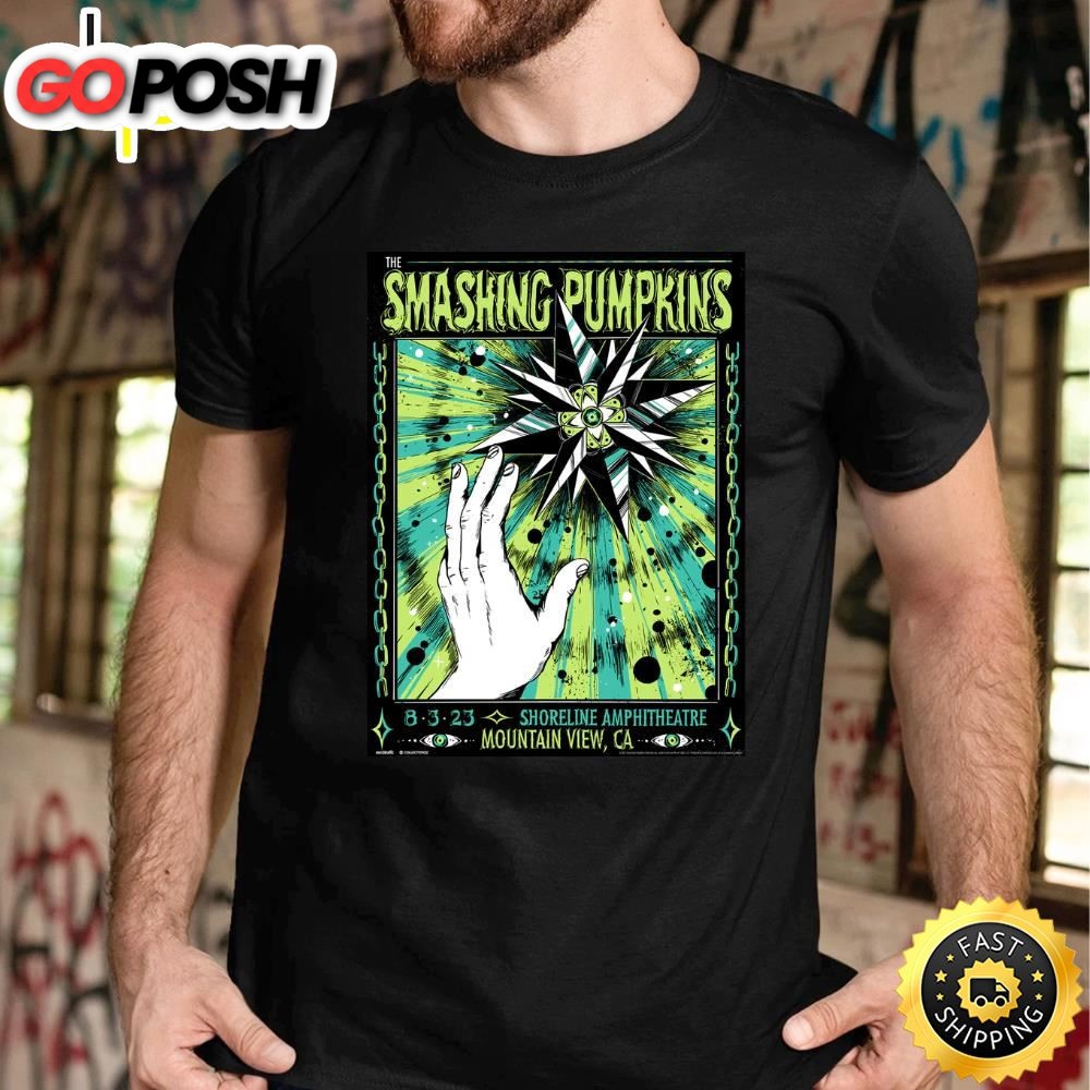 The Smashing Pumpkins Mountain View August 3 Tour 2025 T-shirt