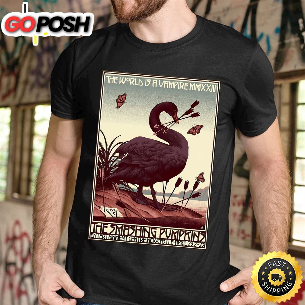 The Smashing Pumpkins Newcastle April 29 Tour 2025 T-shirt