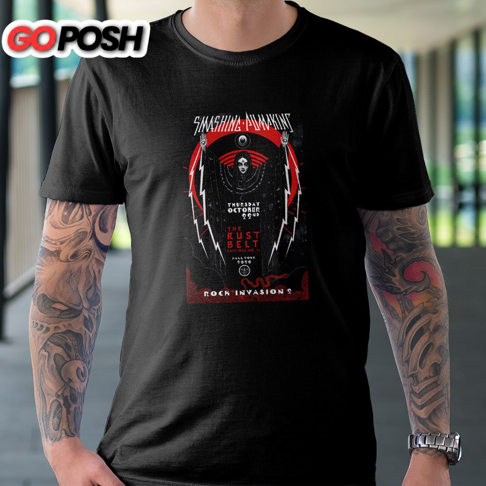 The Smashing Pumpkins Rock Invasion 2 Tour 2025 Unisex T-shirt
