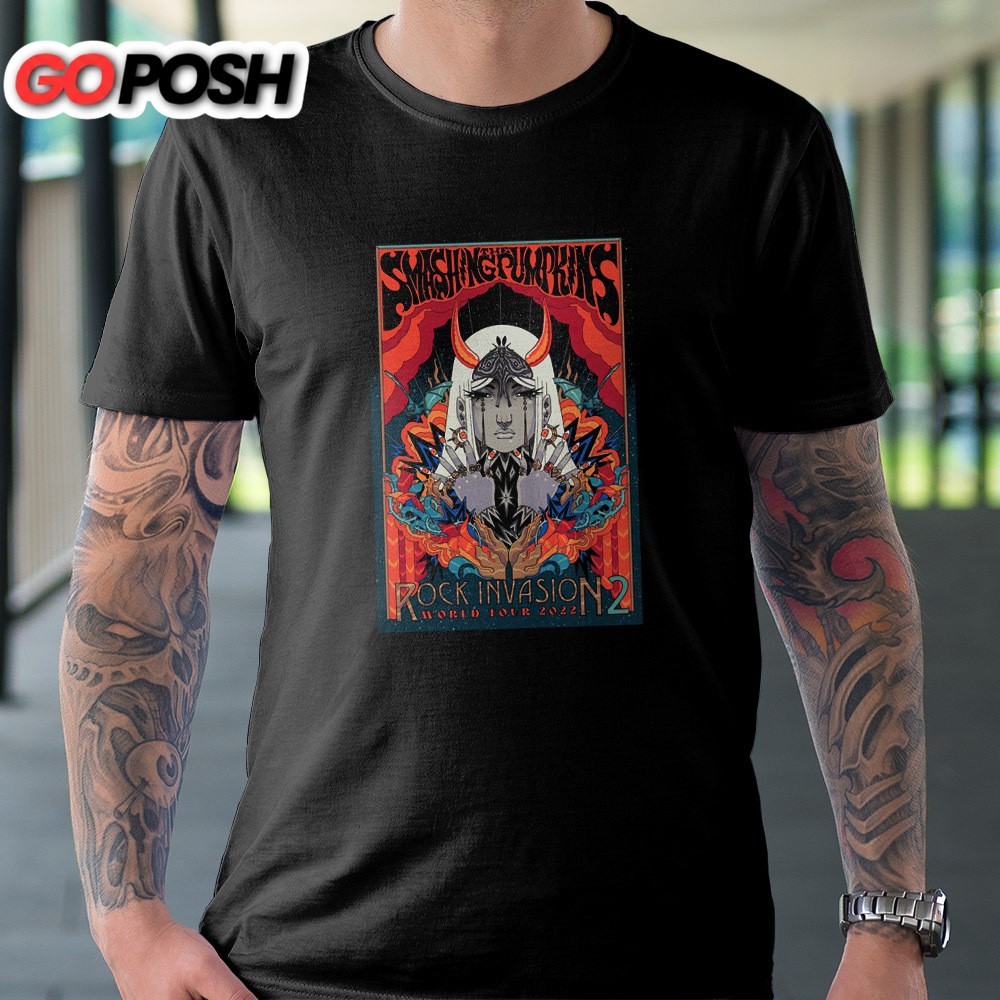 The Smashing Pumpkins Rock Invasion World Tour 2025 Unisex T-shirt
