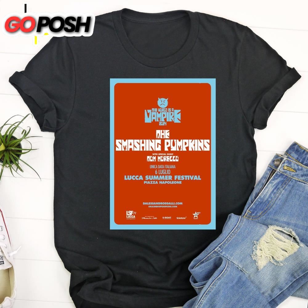 The Smashing Pumpkins – The World Is A Vampire Tour 2025 T-Shirt