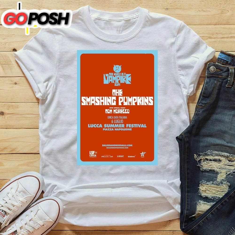 The Smashing Pumpkins – The World Is A Vampire Tour 2025 Unisex T-Shirt